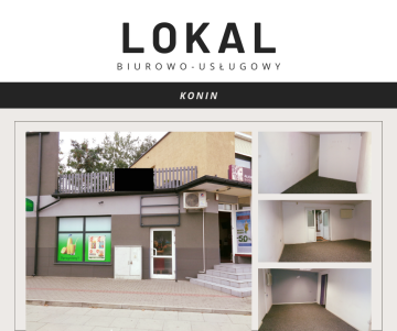 Konin - Wynajmę Lokal Biurowo-Usługowy