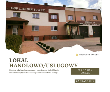 Lokal Handlowo/Usługowy w Licheniu Starym