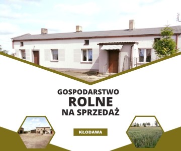 Okolice Kłodawy – Dom z gruntem rolnym 2,9027 ha