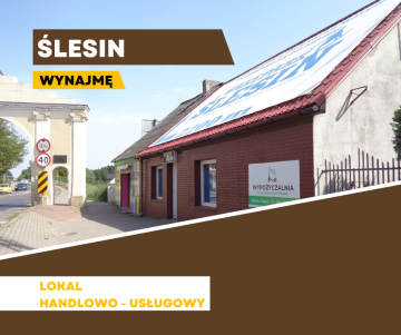 ŚLESIN – LOKAL HANDLOWO-USŁUGOWY