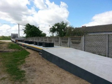 Sprzedam Waga 18m 60T Betonowa Prefabrykowane pomosty