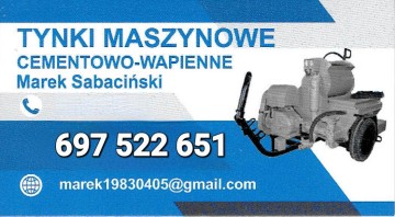 Tynki maszynowe cementowo-wapienne