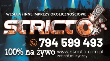 Zespół muzyczny STRICTO - 100% na ŻYWO !