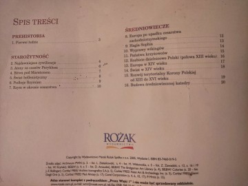 Ilustrowany atlas przez wieki 1, wydawnictwo ROŻAK