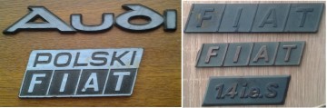 Logo FIAT, AUDI