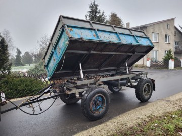 Przyczepa rolnicza wywrotka zarejestrowana Autosan D 45