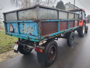 Przyczepa rolnicza wywrotka zarejestrowana Autosan D 45