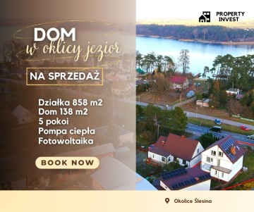 Gmina Ślesin – Dom w okolicy jezior