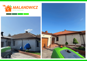 Mycie kostki, elewacji, dachów i fotowoltaiki.