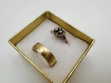 Ztaobraczka i pierscionek 585