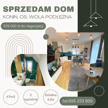 Atrakcyjny dom - os. Wola Podłężna, Konin