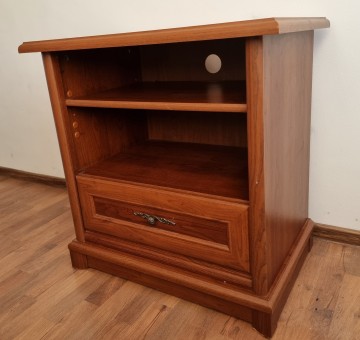 Szafka RTV pod telewizor Kent Black Red White - SOLIDNA