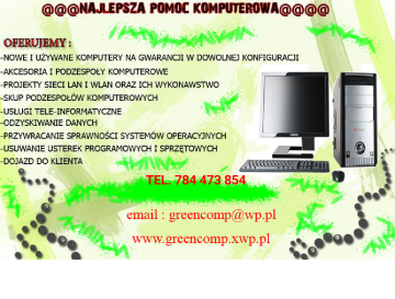 @@@ SERWIS KOMPUTERÓW I LAPTOPÓW GreenComp @@@