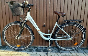 Rower Miejski Damka Cyco Premium Z Koszykiem Kola 28 cali fe