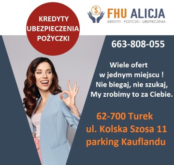 Pożyczka Turek do 80.000 na 120m-cy z niską ratą