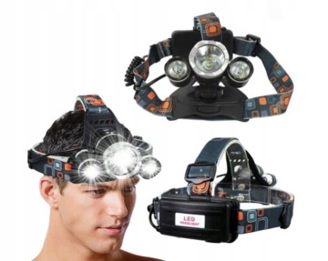 Latarka czolowa led