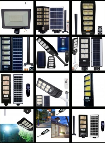 LAMPA SOLARNA LED Z CZUJNIKIEM RUCHU I ZMIERZCHU  LED COB +