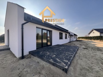 Nowy  parterowy dom w Rudzicy-4 pokoje, garaż, 831m2 działka