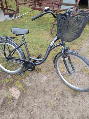 rower damka holland bike koło 62 koszyk jednobiegowa