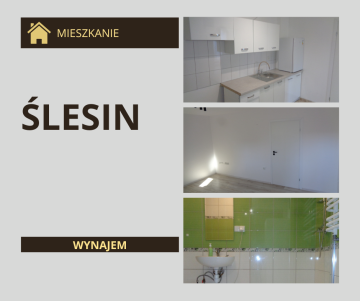 WYNAJMĘ MIESZKANIE - ŚLESIN