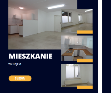 WYNAJMĘ MIESZKANIE - ŚLESIN