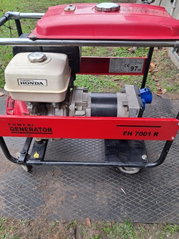 Agregat pradotworczy FOGO 7001R generator pradu jednofazowy