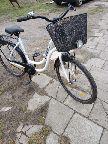 rowery damki koła 26 jednobiegowe burhardt holland bike kosz