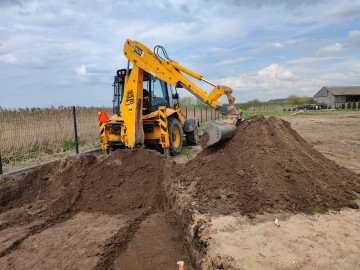 Prace ziemne. Koparko-ładowarka ,minikoparka , miniładowar ,