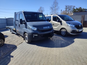Wynajem bus 9 osobowy Renault Trafic 1.6DCI LONG laweta