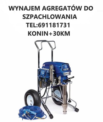 Wynajem Agregatów Do Szpachlowania i Malowania Konin +30 km
