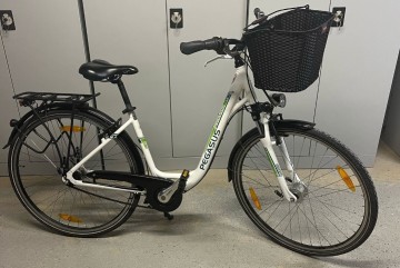 Rower miejski damka Pegasus Piazza Bialy l