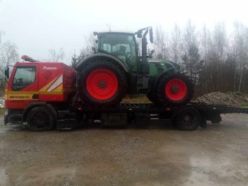 Transport maszyn rolniczych, budowlanych