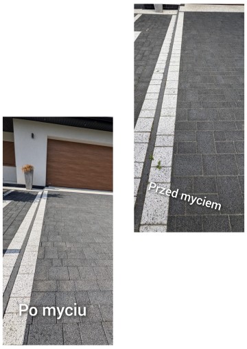 mycie kostki ,ogrodzeń ,powierzchni betonowych