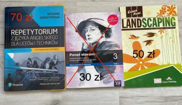 Sprzedam podręczniki do technikum/liceum