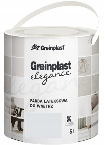 Farba lateksowa do wnętrz Greinplast elegance biała