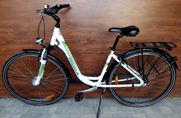 Rower miejski damka Pegasus Piazza bialy