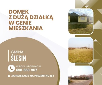 Domek z dużą działką w cenie mieszkania