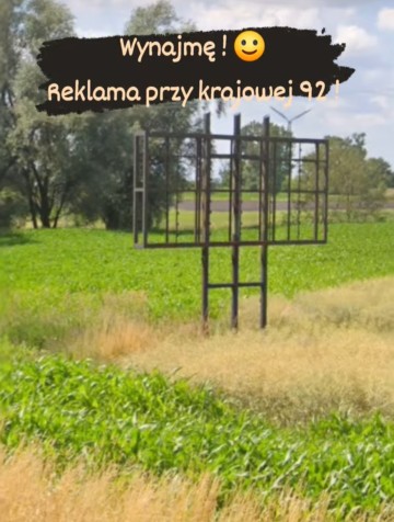 Miejsce na reklamę przy DK92