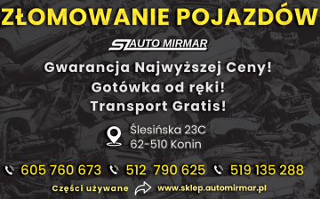 * ZŁOMOWANIE POJAZDÓW * SKUP AUT *