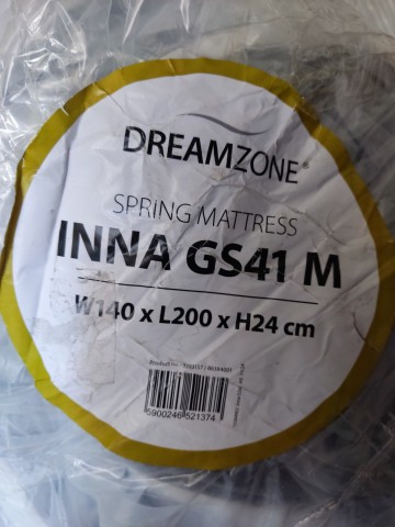 Materac DREAMZONE nowy140x200x24