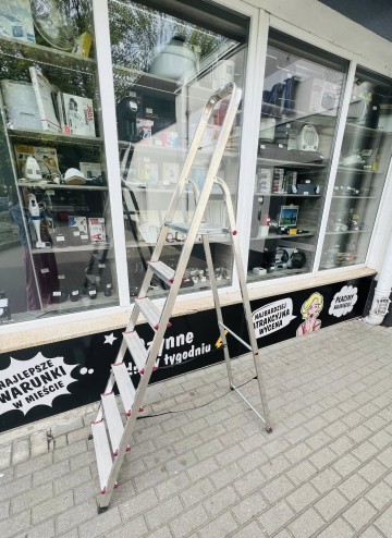 KRAUSE CORDA drabina aluminiowa wolnostojąca 7 stopni