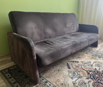 Zestaw wypoczynkowy, wersalka plus dwa fotele