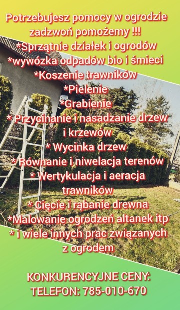 Pomoc w ogrodzie