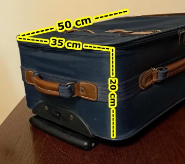 Walizka na kółkach, materiał, zamki – Globe Trotter