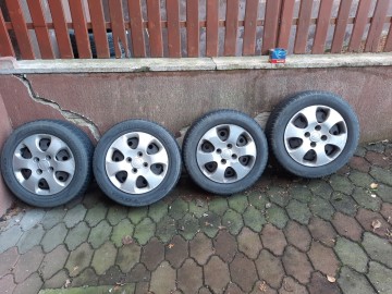 Koła x4 komplet +felgi +opony zimowe cztery