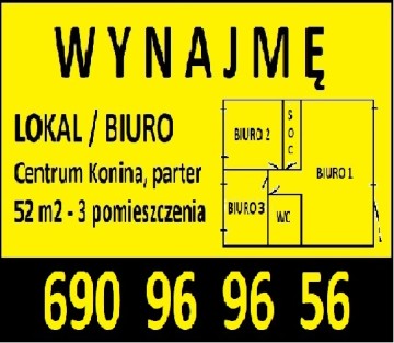 Wynajmę lokal pod działalność w Centrum Konina.
