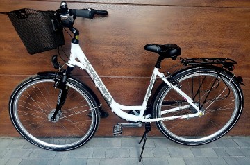 Rower miejski damka Cyco City z koszykiem Kola 28cali felgi