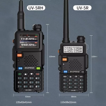 Baofeng UV-5RH Radiotelefon -scaner służb NOWY 15W mocy