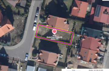 Pilnie sprzedam działkę z projektem domu parterowego -Konin