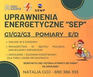 SEP G1/G2/G3 Pomiary E/D